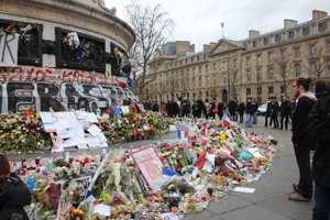 Paris attacks memorial